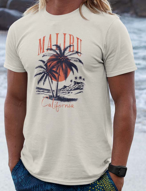 Malibu California. Soft-Style T-Shirt
