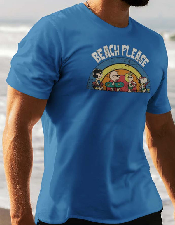 Snoopy Beach Please. Soft-Style T-Shirt