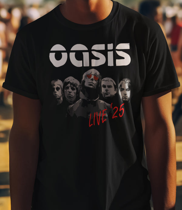Unisex Oasis Band Live '25. Soft-Style T-Shirt
