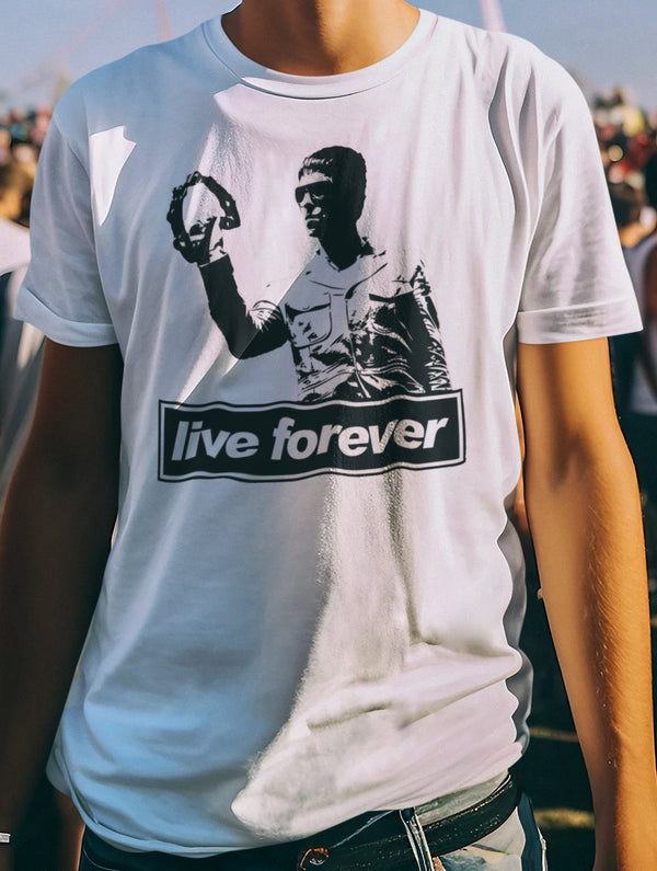 Unisex Oasis Live Forever. Soft-Style T-Shirt