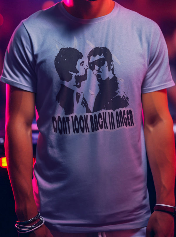 Unisex Oasis Don't Look Back In Anger. Soft-Style T-Shirt