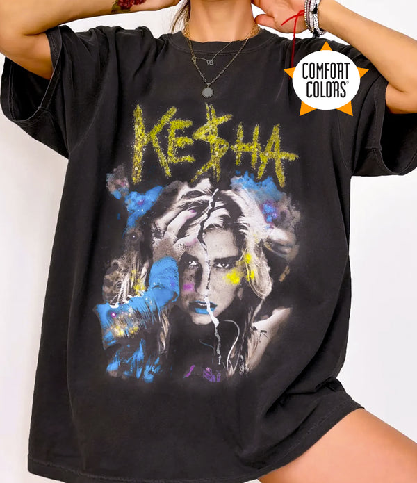 Comfort Colors Kesha 2025 Concert Shirt